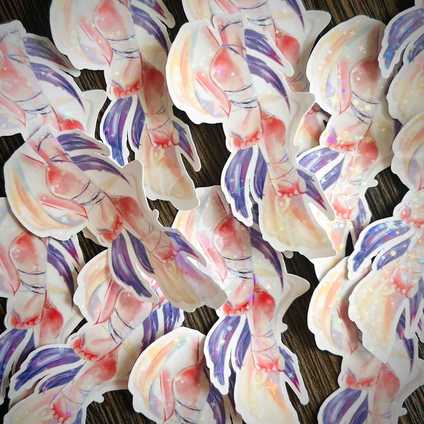 Sunday feet sticker