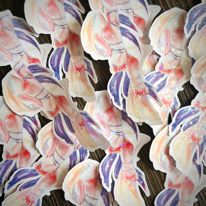 Sunday feet sticker
