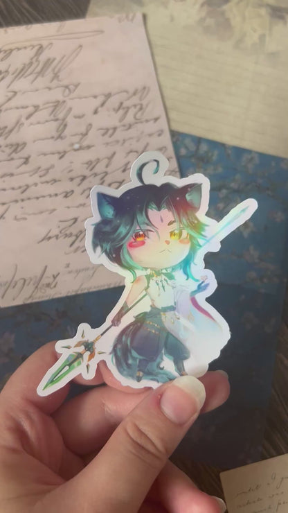 Xiao keychain/sticker
